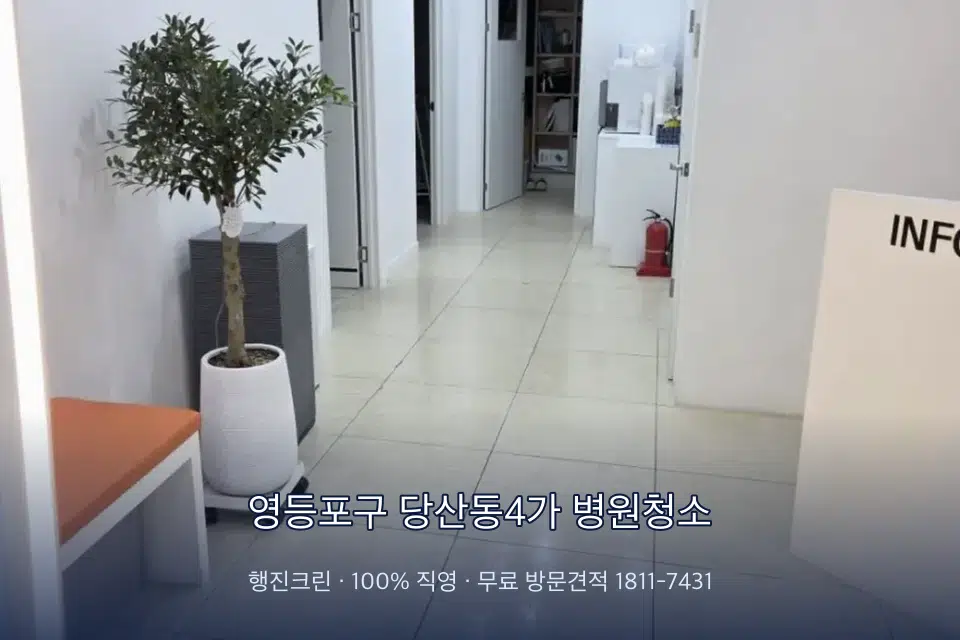 영등포구 당산동4가 병원청소 원장실 책상 주변 청소